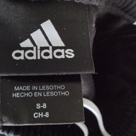 Black and white Adidas joggers - Picture 4 of 4